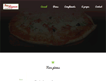 Tablet Screenshot of pizza-mignon.fr